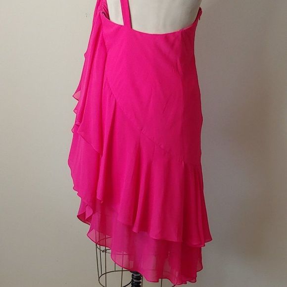 NWOT Princess Collection Formal Dress in Hot Pink - Picture 4 of 5